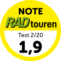Rad Touren Magazin: Note 1,9 im E-Bike Test