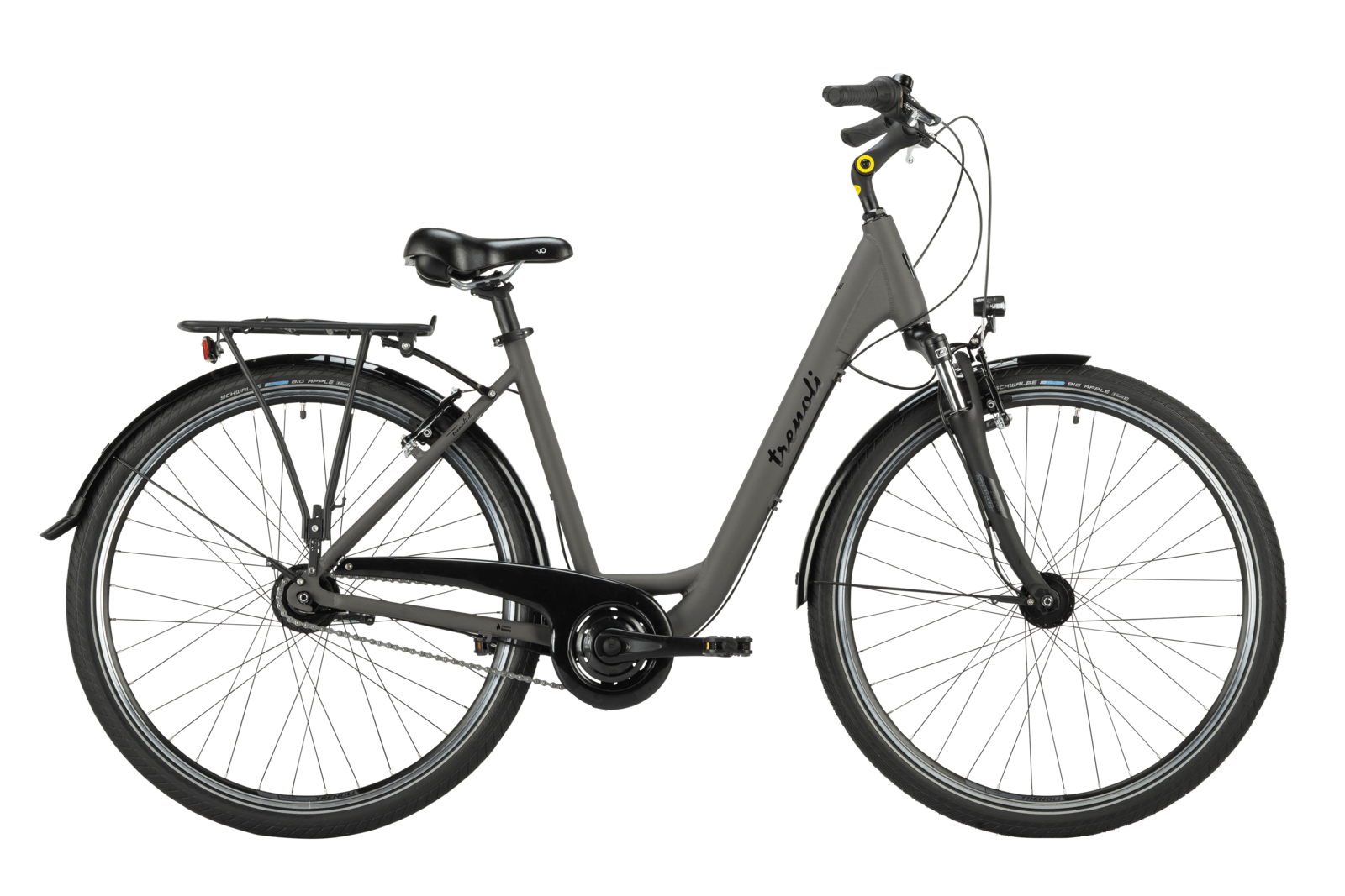 trenoli VIVO 3.0 in dark grey – matt | City Bike