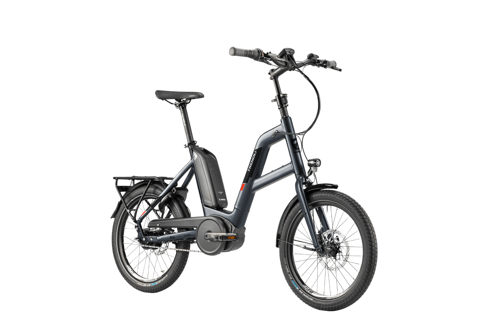 trenoli E-Bike BRENTA compact Performance in dark grey – matt | Compact E-Bike