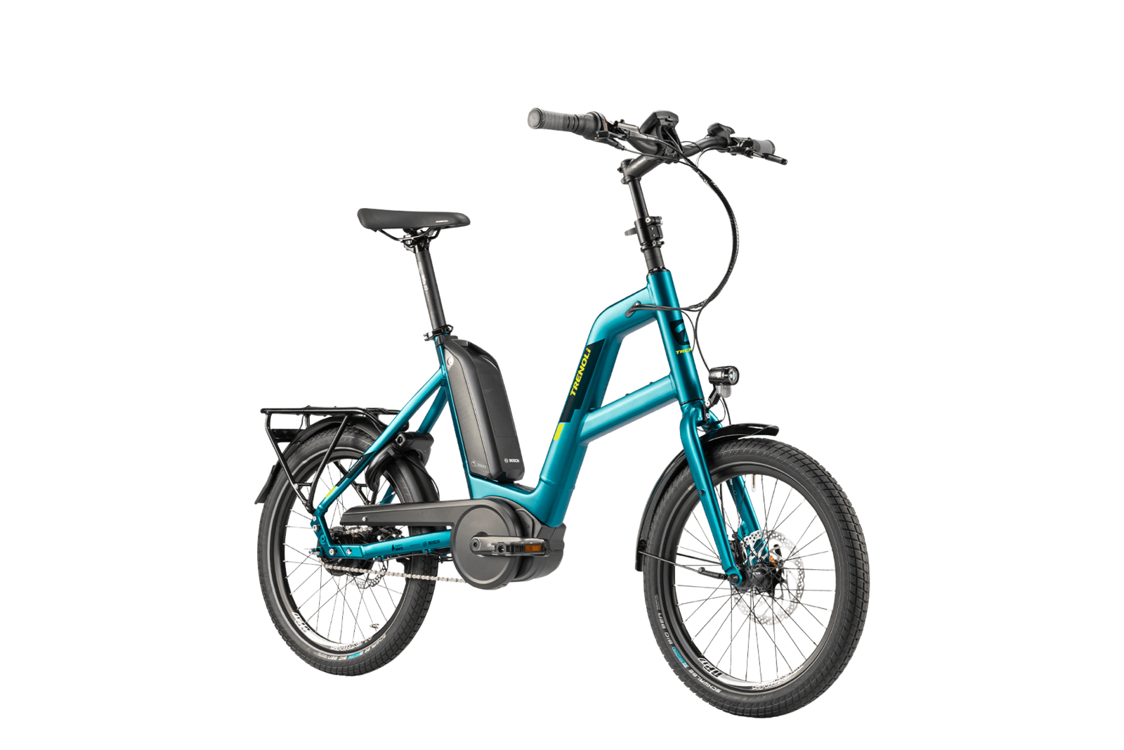 trenoli E-Bike BRENTA compact Performance in turquoise – matt | Compact E-Bike