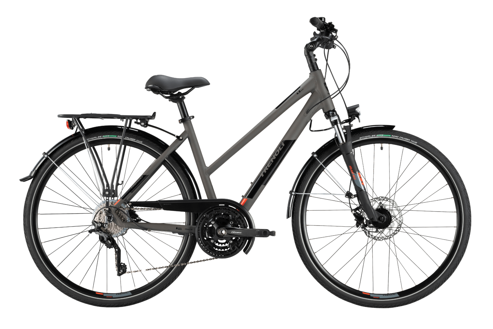 trenoli TAZIO 4.0 sportivo T in dark grey – matt | Trekking-Bike